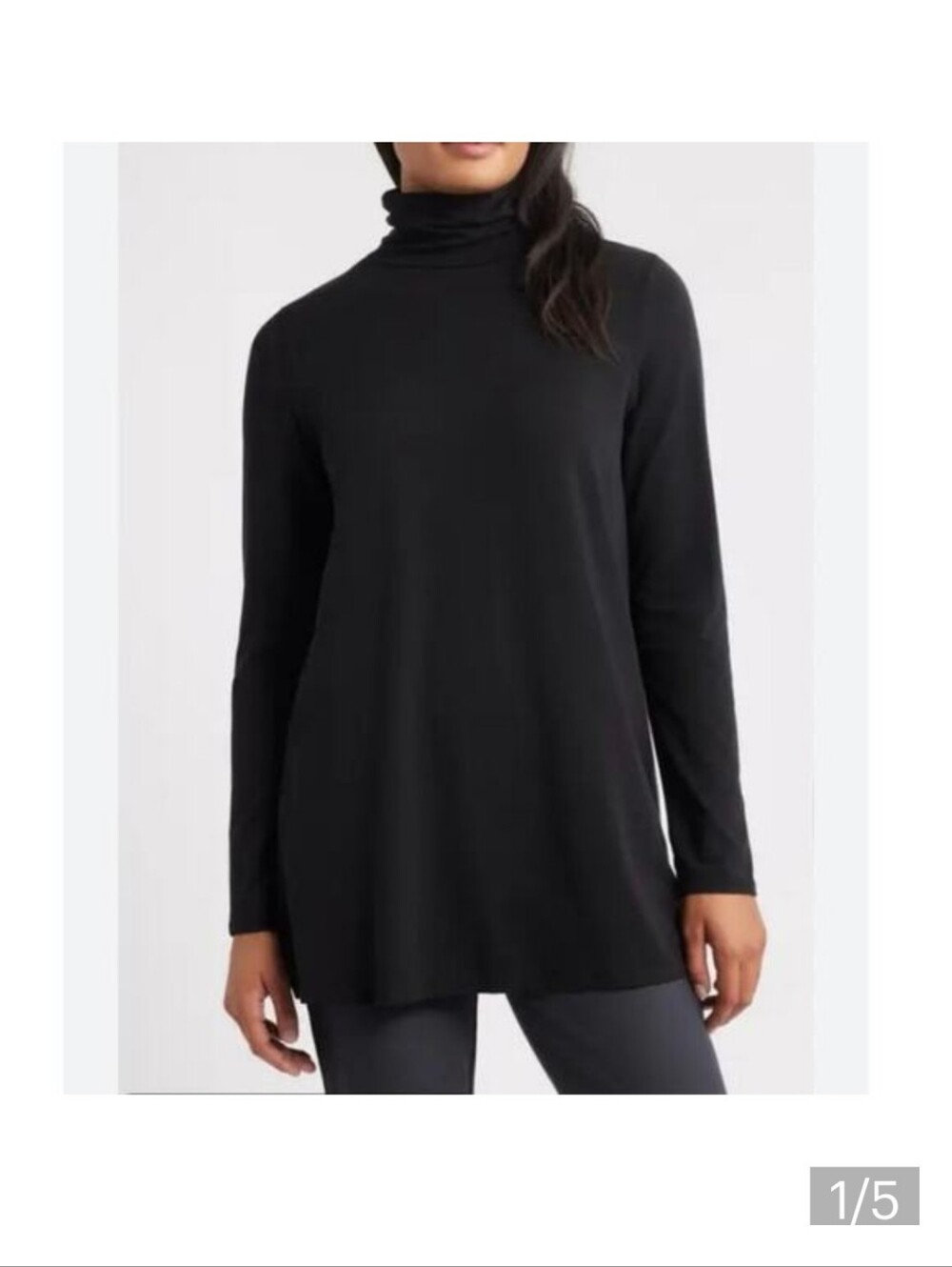 Eileen Fisher Srunch Nk Tunic Tags